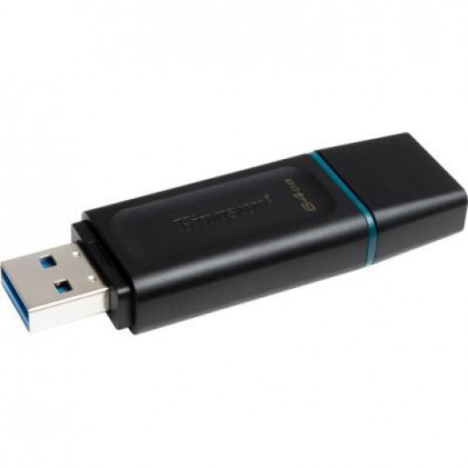 USB флеш накопичувач 64GB Kingston DataTraveler Exodia Black/Teal USB 3.2 (DTX/64GB)